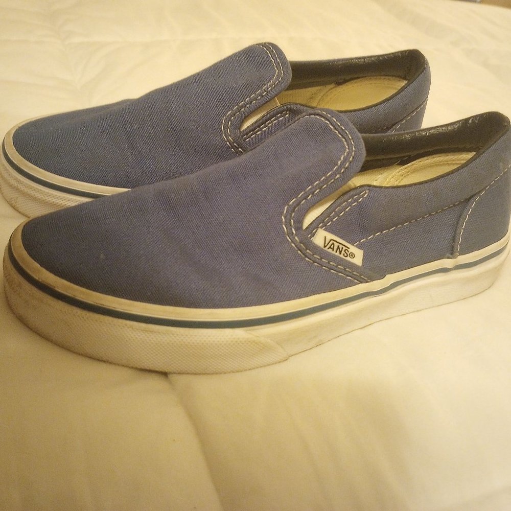 Children's Blue Vans shoes
